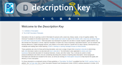 Desktop Screenshot of descriptionkey.org