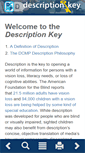 Mobile Screenshot of descriptionkey.org